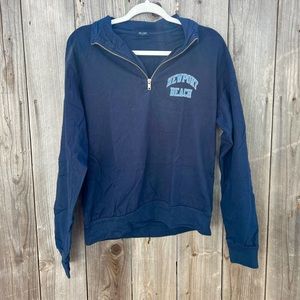 Brandy Melville Newport Beach Quarter Zip